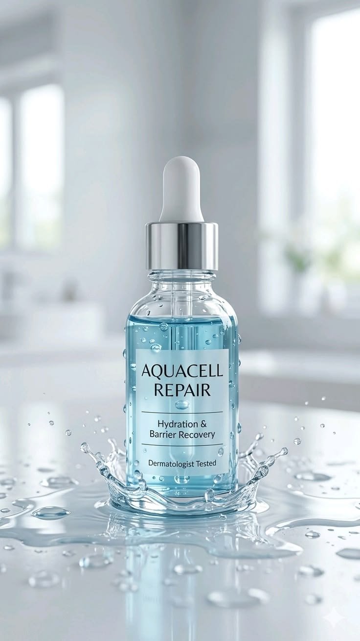 Abstract illustration representing acne-prone skin